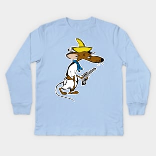 slowpoke rodriguez Kids Long Sleeve T-Shirt